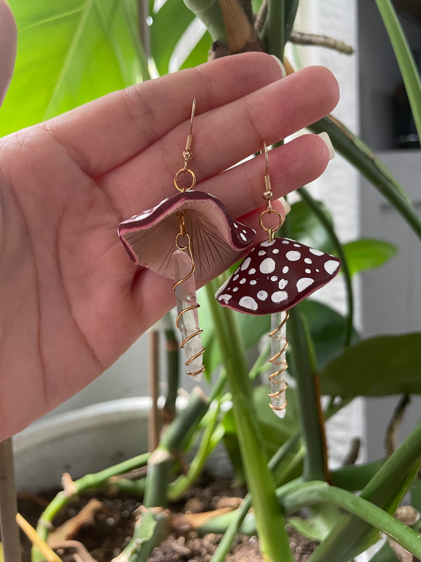 Red Crystal Mushrooms